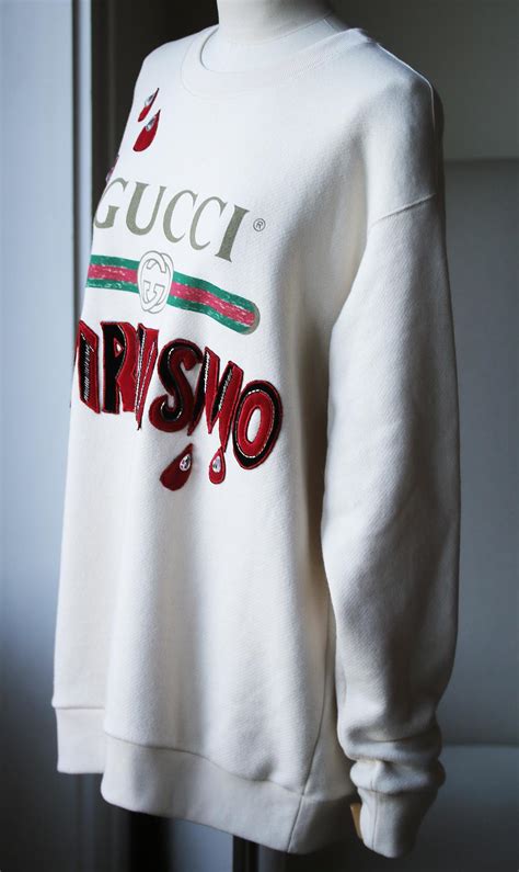 gucci spiritismo sweatshirt|Spiritismo Gucci logo cotton sweatshirt .